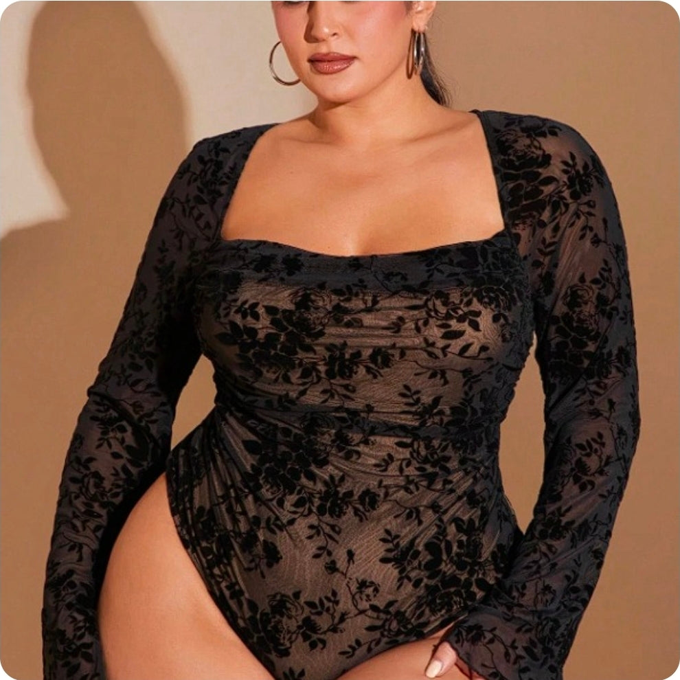 0XL - 1XL - BODY ENCAJE